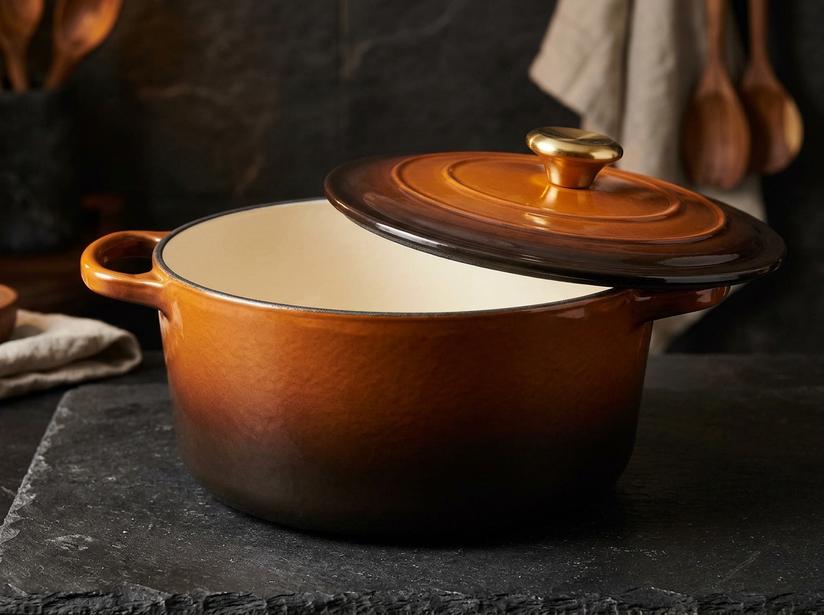 5.5 Qt Enameled Cast Iron Dutch Oven