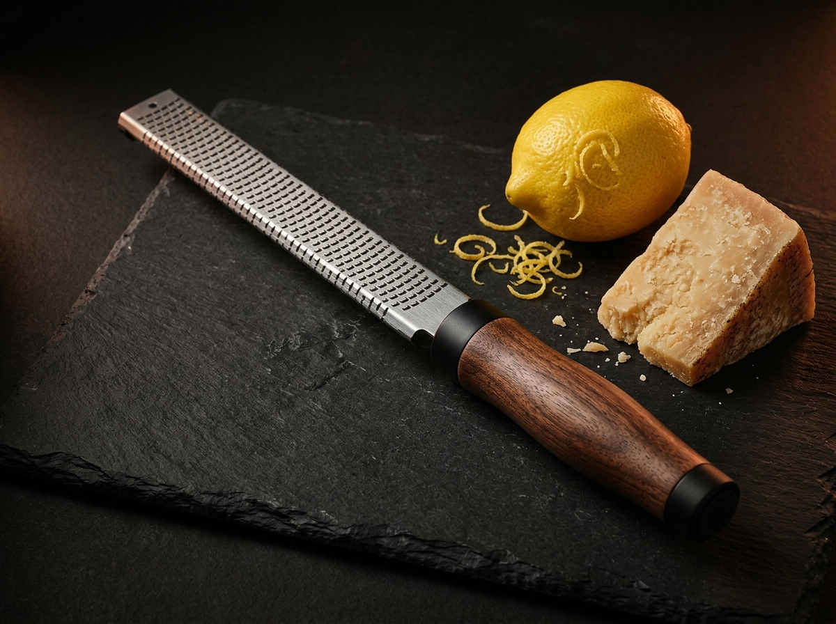 Surgical-Grade Stainless Steel Fine Rasp Zester and Parmigiano Grater