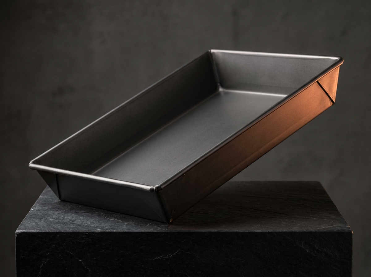 10 by 14 Inch Hard-Anodized Aluminum Detroit-Style Deep Dish Pizza Pan