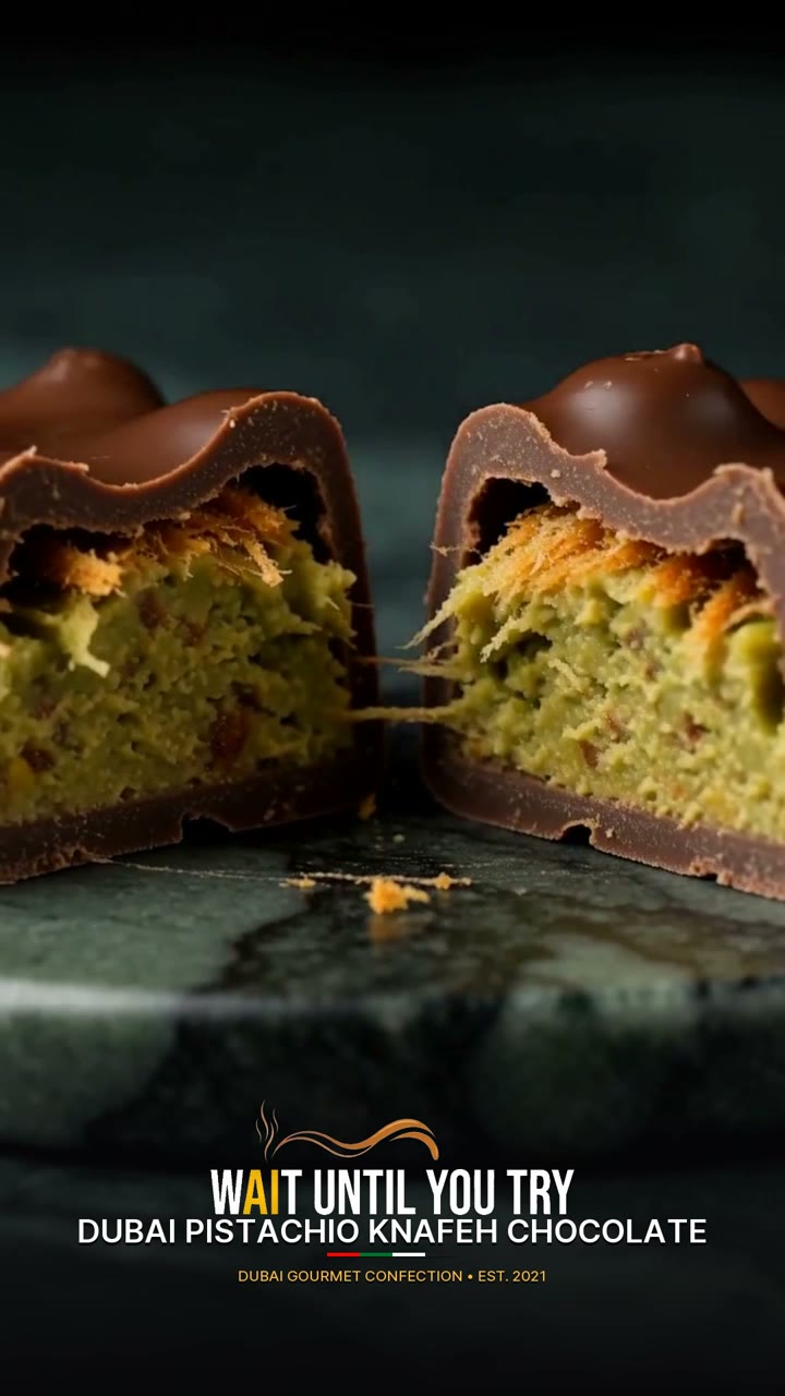 Dubai Pistachio Knafeh Chocolate Bar