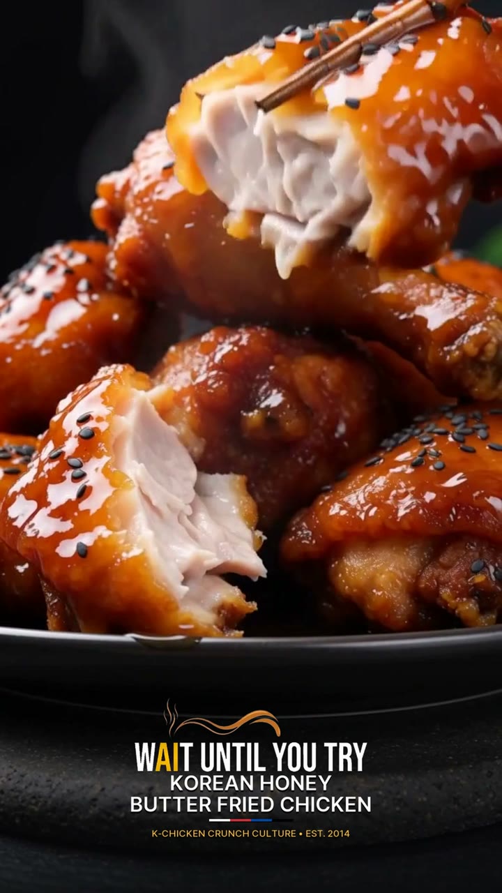 Korean Honey Butter Fried Chicken
