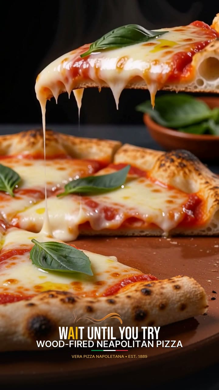 Wood-Fired Neapolitan Pizza Margherita