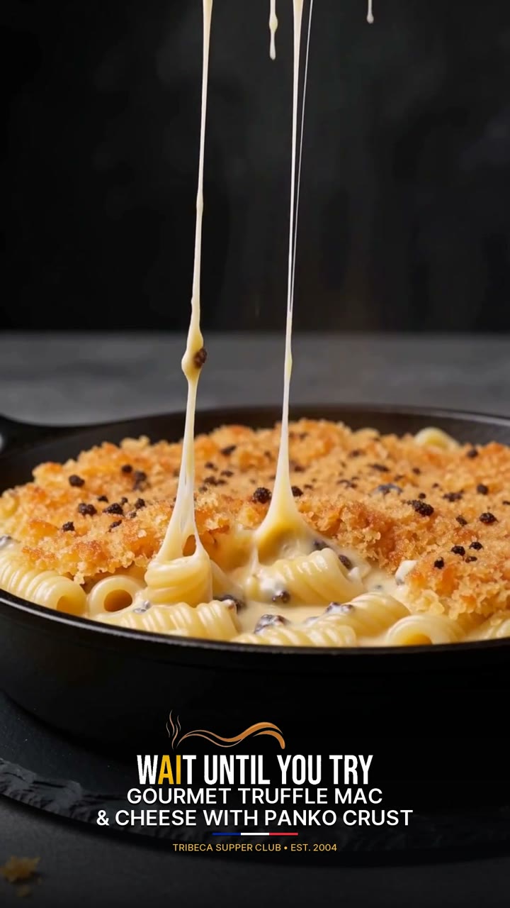 Gourmet Truffle Mac & Cheese with Panko Crust