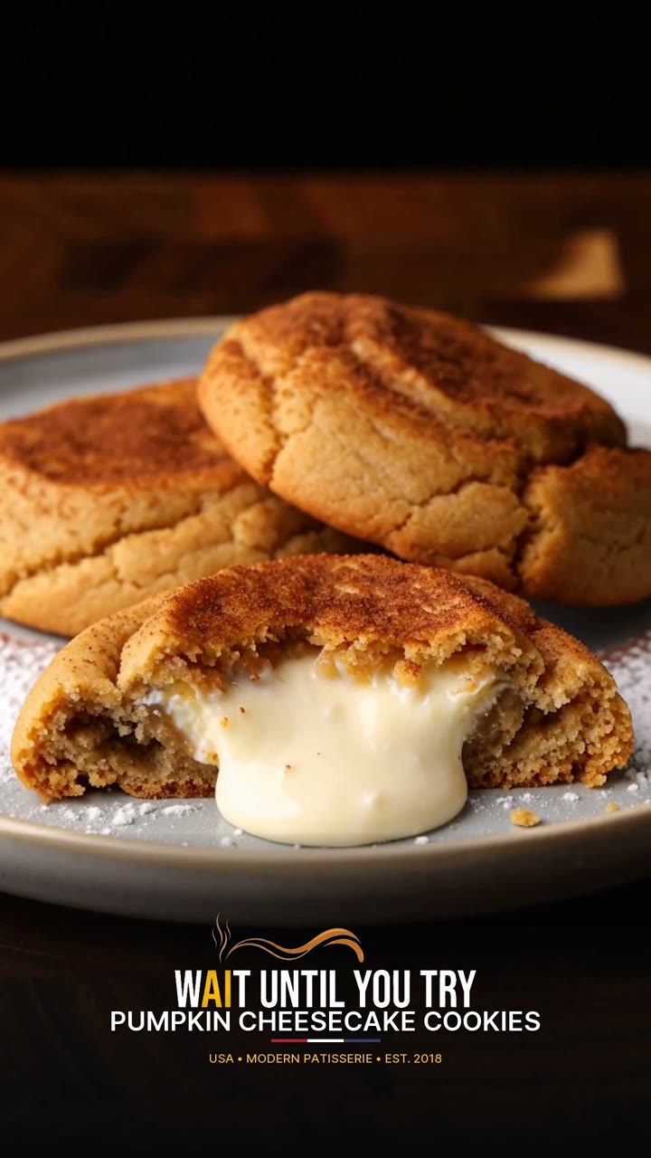 Gourmet Spiced Pumpkin Cheesecake Cookies