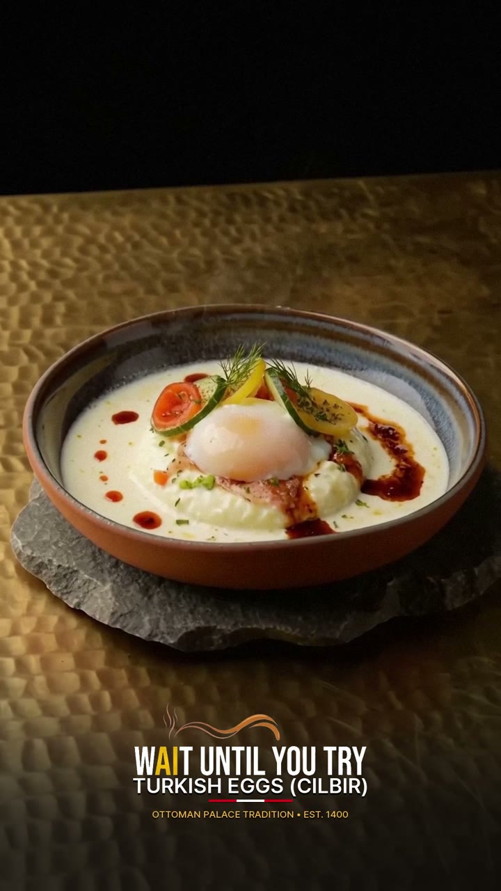 Turkish Eggs (Cilbir)