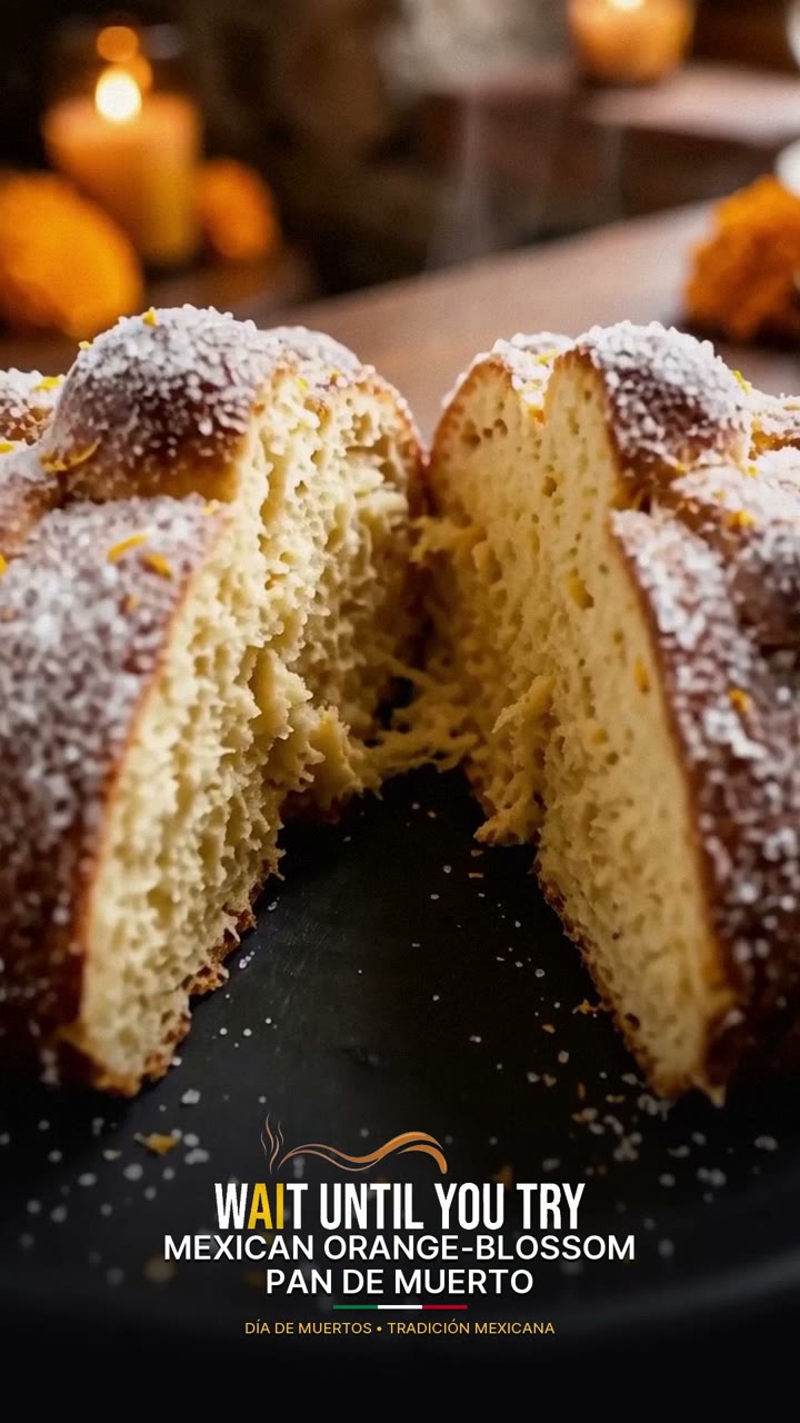 Mexican Orange-Blossom Pan de Muerto