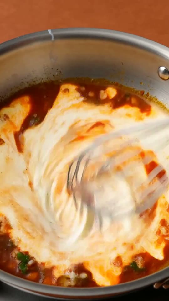 Step 3: Sauce: In the same pan, melt the butter and soften the garlic for 1 minute