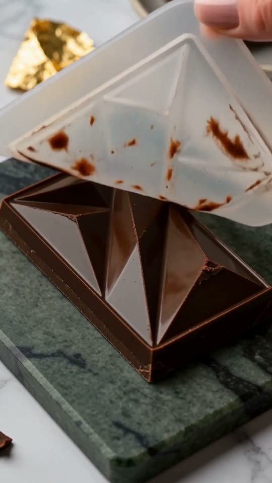 Step 6: Crystallize & Unmold: Refrigerate for 25 to 30 minutes until the chocolate contracts slightly from the mold walls