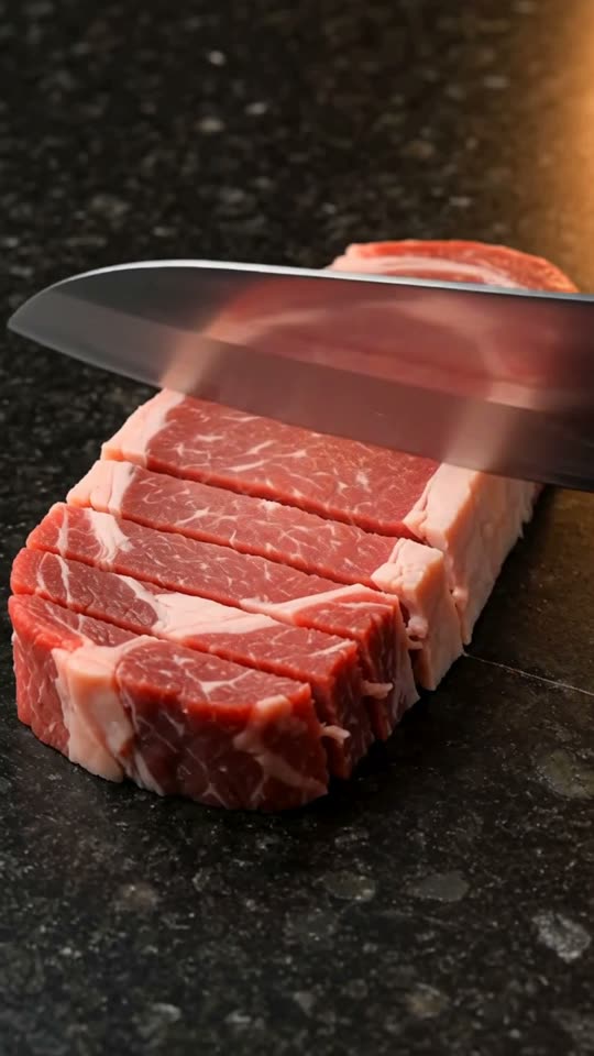 Step 2: Cut: With a sharp knife, slice crosswise about three quarters of the way through at 1-2 cm intervals, keeping the base i