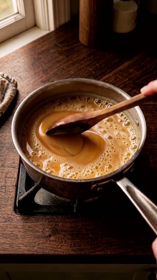 Step 5: Stir in Butter, Vanilla & Cool Slightly: Take the pan off the heat and stir in the butter, vanilla and fine salt until g