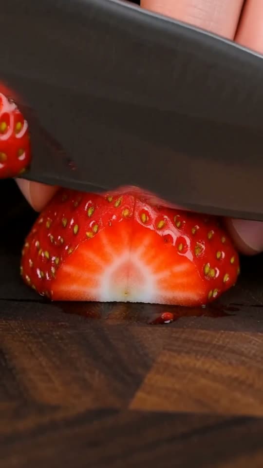 Step 1: Hull & Finely Dice the Strawberries: Wash, hull, and finely dice 180g ripe, fragrant strawberries into small 5mm pieces