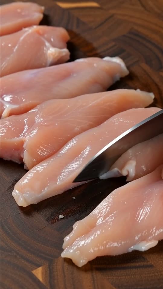 Step 1: Pull Tendons & Brine in Buttermilk: Grip the white tendon tip of each tenderloin with a paper towel, slide the tines of